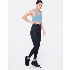 Women's Werk Black Cheetah Leggings S